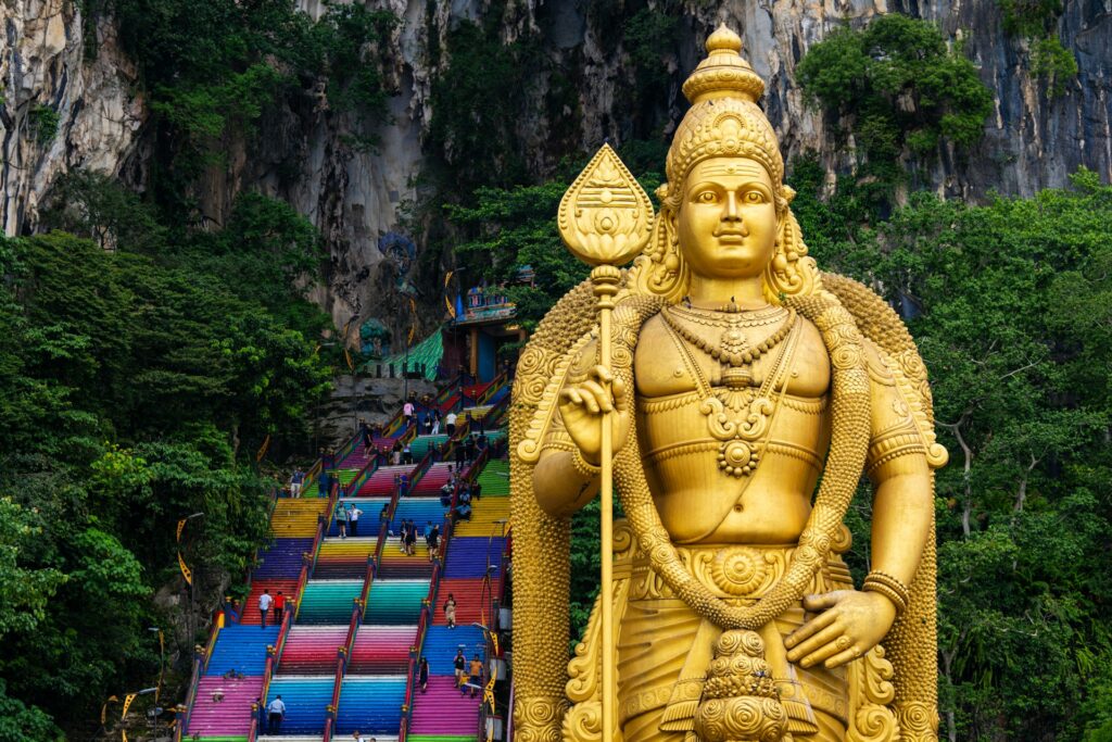 Batu Caves, Kuala Lumpur, Malajzia.
